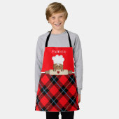 kookkoekje voor snoep kinder kerstfeest schort (Gedragen)