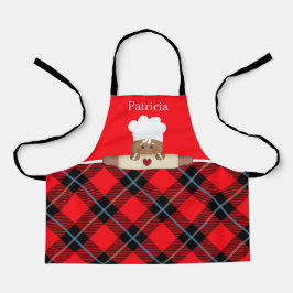 kookkoekje voor snoep kinder kerstfeest schort