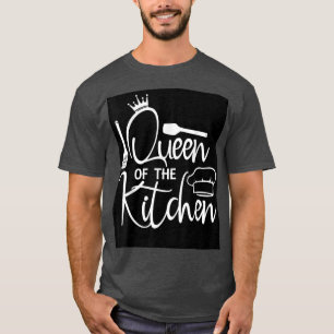 Kookkoningin Keuken Kok Hoed Kook Culinair Stude T-shirt