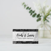 Kookkunst | Kruiden Kruiden Illustraties Visitekaartje (Staand voorkant)