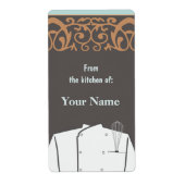 Kooklabel Etiket (Voorkant)