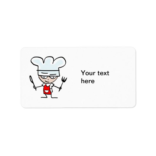Kooklabels voor recepten of ingrediënten Stickers (Voorkant)