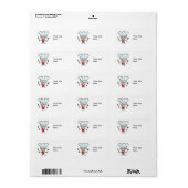 Kooklabels voor recepten of ingrediënten Stickers (Full Sheet)