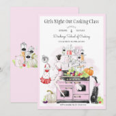 Kookles meidenavond kaart (Voorkant / Achterkant)