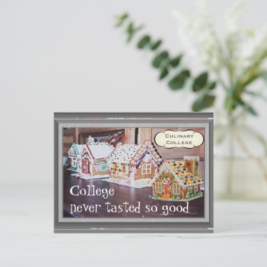 Kooklessen Briefkaart (Staand voorkant)