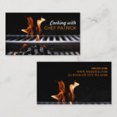 Kooklessen Chef Catering Restaurant Visitekaartje (Voorkant / Achterkant)