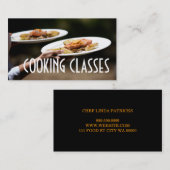 Kooklessen Restaurant Bar Iron Chef Visitekaartje (Voorkant / Achterkant)