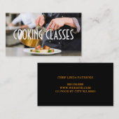 Kooklessen Restaurant Bar Iron Chef Visitekaartje (Voorkant / Achterkant)