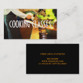 Kooklessen Restaurant Bar Iron Chef Visitekaartje (Voorkant / Achterkant)