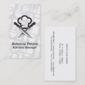 Kooklogo | Keukenbenodigdheden Visitekaartje (Voorkant / Achterkant)