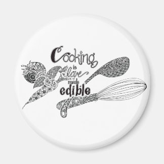 Kookmagneet in de knoop magneet