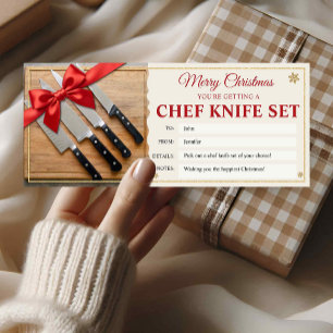 Kookmessen Set Kerstcadeaubon Kaart