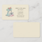 Kookmixer voor vintages visitekaartje (Voorkant / Achterkant)