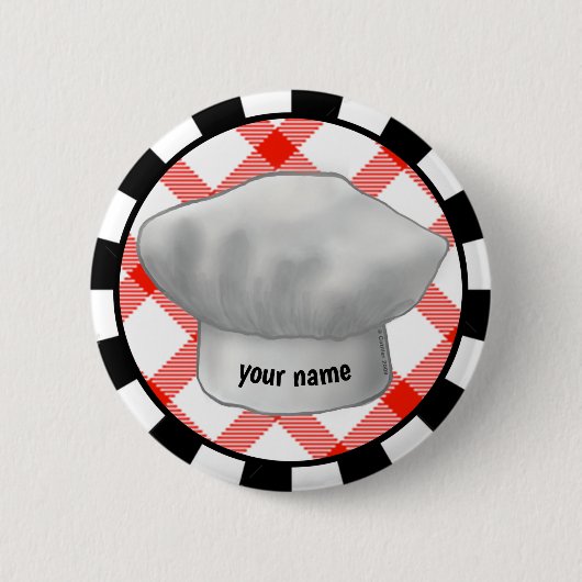 Kookmuts Ronde Button 5,7 Cm (Voorkant)
