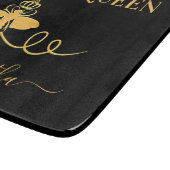 Kooknaam koningin keuken zwarte goud snijplank (Hoek)