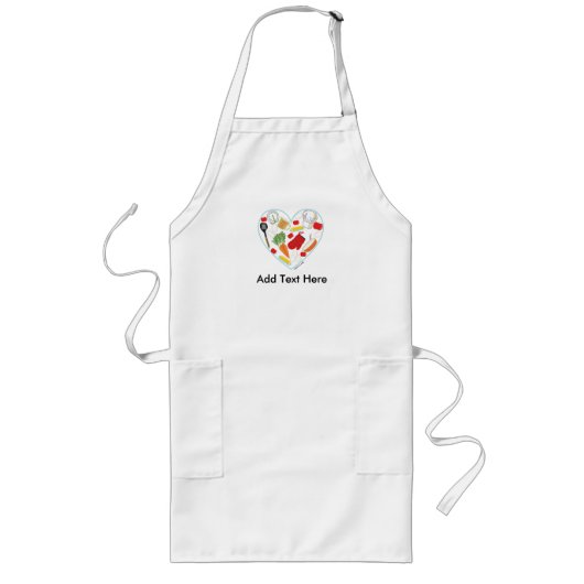 Kookopening Lang Schort (Voorkant)