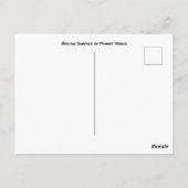 Kookoppervlak van Planet Venus Briefkaart (Achterkant)