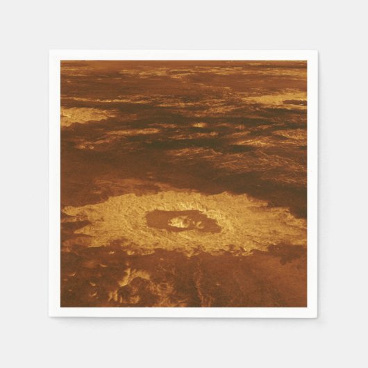 Kookoppervlak van Planet Venus Servet (Voorkant)