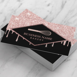 Kookpan bakkerij voor gebak Whisk Roos Gold Drives Visitekaartje