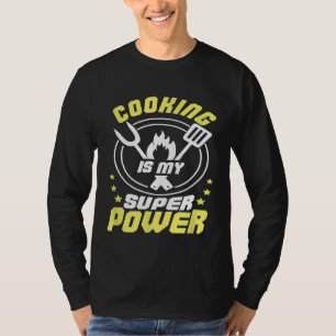 Kookpan Cook grill Master Cooking is een kookplaat T-shirt