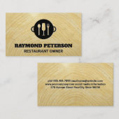 Kookpan en gereedschap | Cultuur Visitekaartje (Voorkant / Achterkant)