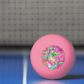 Kookpan met kleurrijke gemengde abstracte monsters pingpongbal (Net)