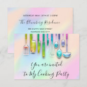 Kookpartij Koof Restaurant Kitchen Holograaf Kaart (Voorkant / Achterkant)