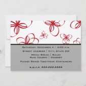 Kookpartij - Retro Stove Red Kitchen Kaart (Achterkant)