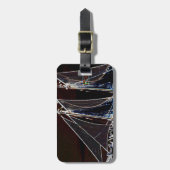 Kookplaat - Abstracte foto Bagagelabel (Voorkant verticaal)