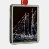 Kookplaat - Abstracte foto Metalen Ornament (Rechts)