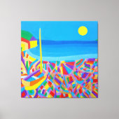 Kookplaat door de Zee-Verrekte Druk van het Canvas (Voorkant)