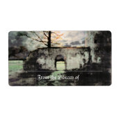 Kookplaat op de grond etiket (Voorkant)