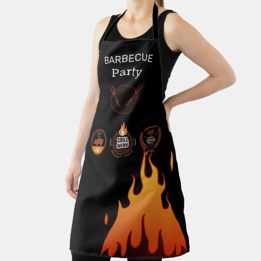 Kookplaat van BBQ Noir griil master, grillade Schort (Insitu)