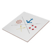 Kookplaat voor buisverwarming met buis voor buisbe tegeltje (Zijkant)