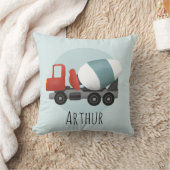 Kookplaten Cute Blue Construction Cement Mixer Kin Kussen (Deken)