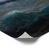 Kookplaten op een ruw Zee Poster (Hoek)