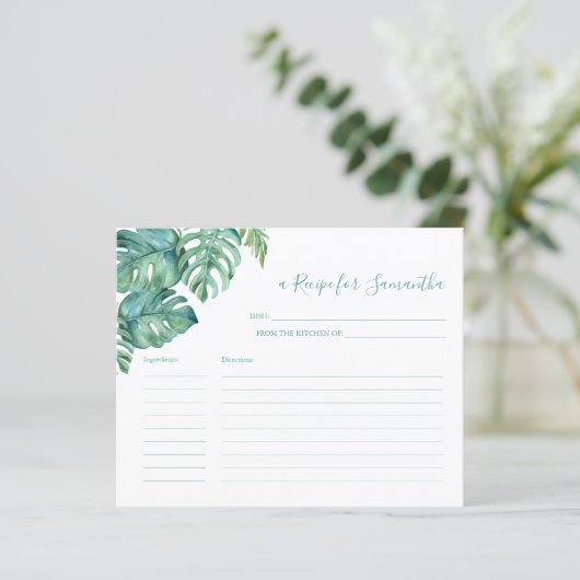 Kookplaten Tropisch groen (Staand voorkant)