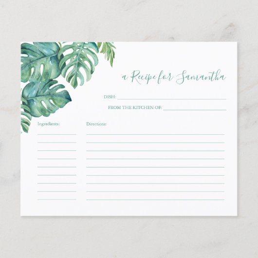 Kookplaten Tropisch groen (Voorkant)