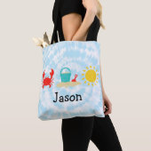 Kookplaten Waterverf Beach Trio Tie Dye Canvas tas (Dichtbij)