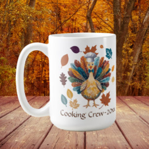 Kookploeg Pilgrim Kalkoen Thanksgiving Koffiemok