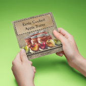 Kookpot Appelboter Rustieke Kerstkaart