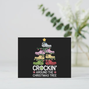 Kookpot bij de Kerstboom Feestdagenkaart