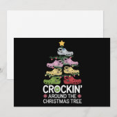 Kookpot rond de kerstboom feestdagenkaart (Voorkant / Achterkant)
