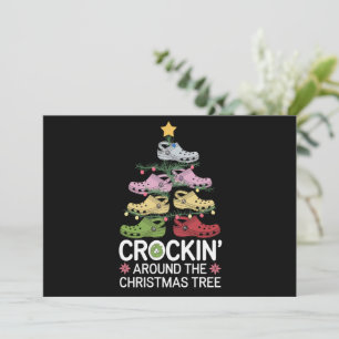 Kookpot rond de kerstboom feestdagenkaart