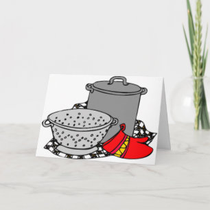 Kookpot & zeef kaart