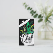 kookpotsmaakstof burst chef catering business ca . visitekaartje (Staand voorkant)