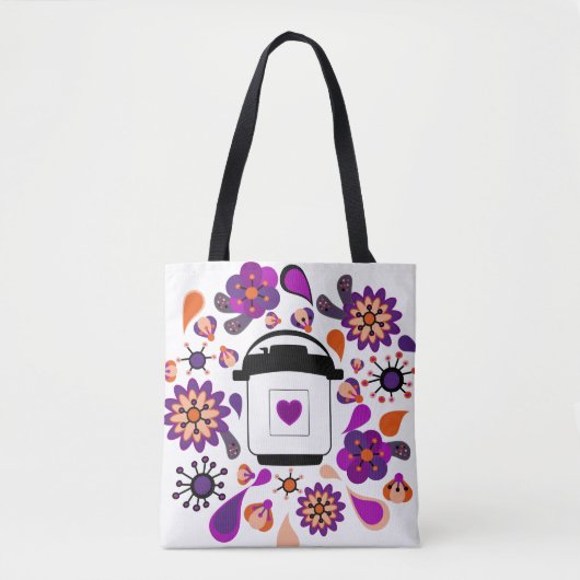 Kookpotten voor directe druk tote bag (Voorkant)