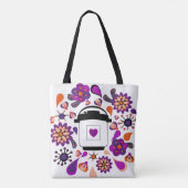 Kookpotten voor directe druk tote bag (Achterkant)
