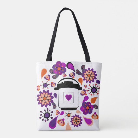 Kookpotten voor directe druk tote bag (Achterkant)