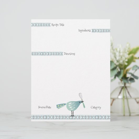 Kookrecept voor snoepbakkerij (Staand voorkant)